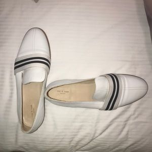 WHITE LOAFERS